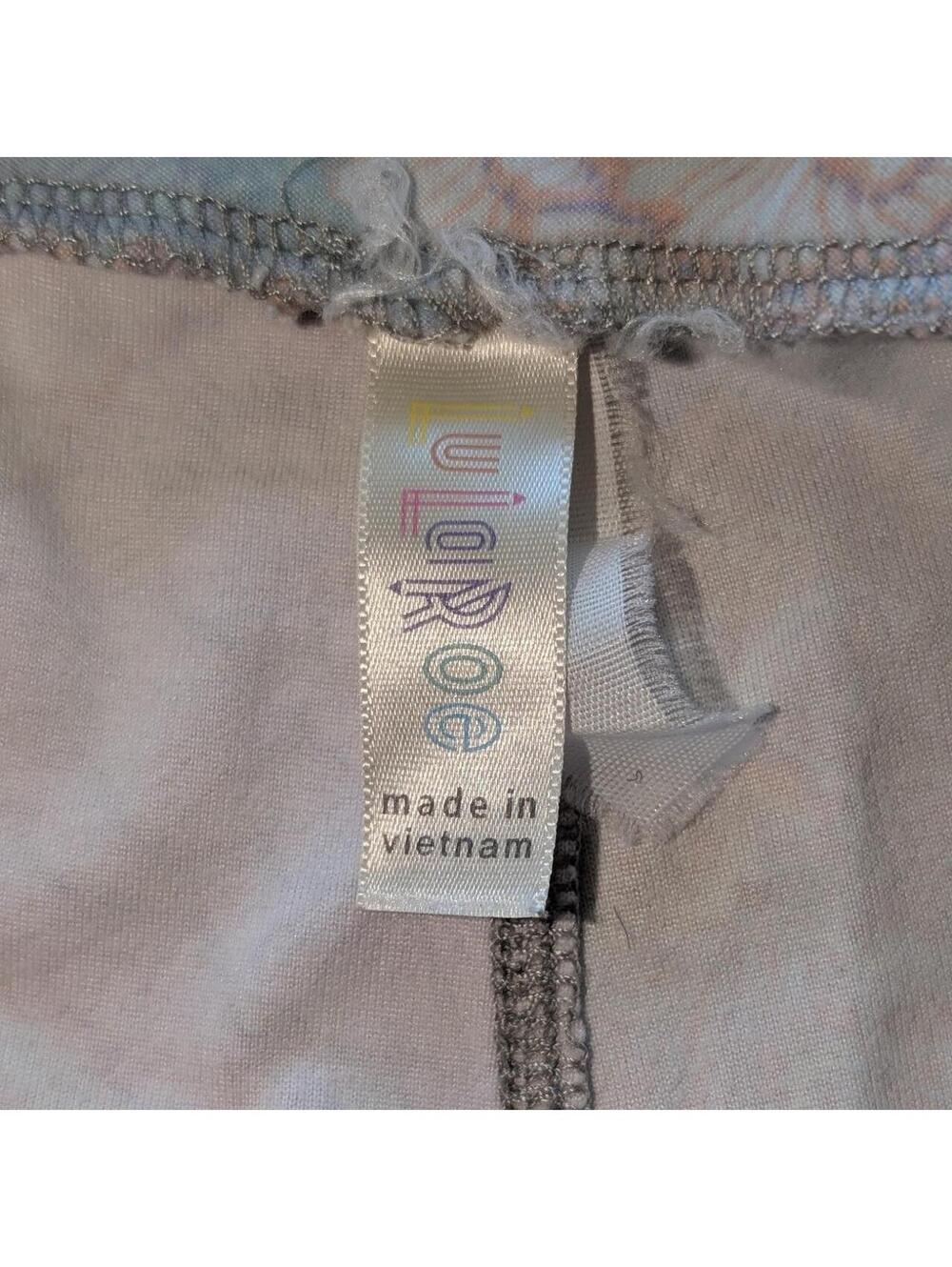 LuLaRoe Women's Multi and Blue Legging - Picture 4 of 4